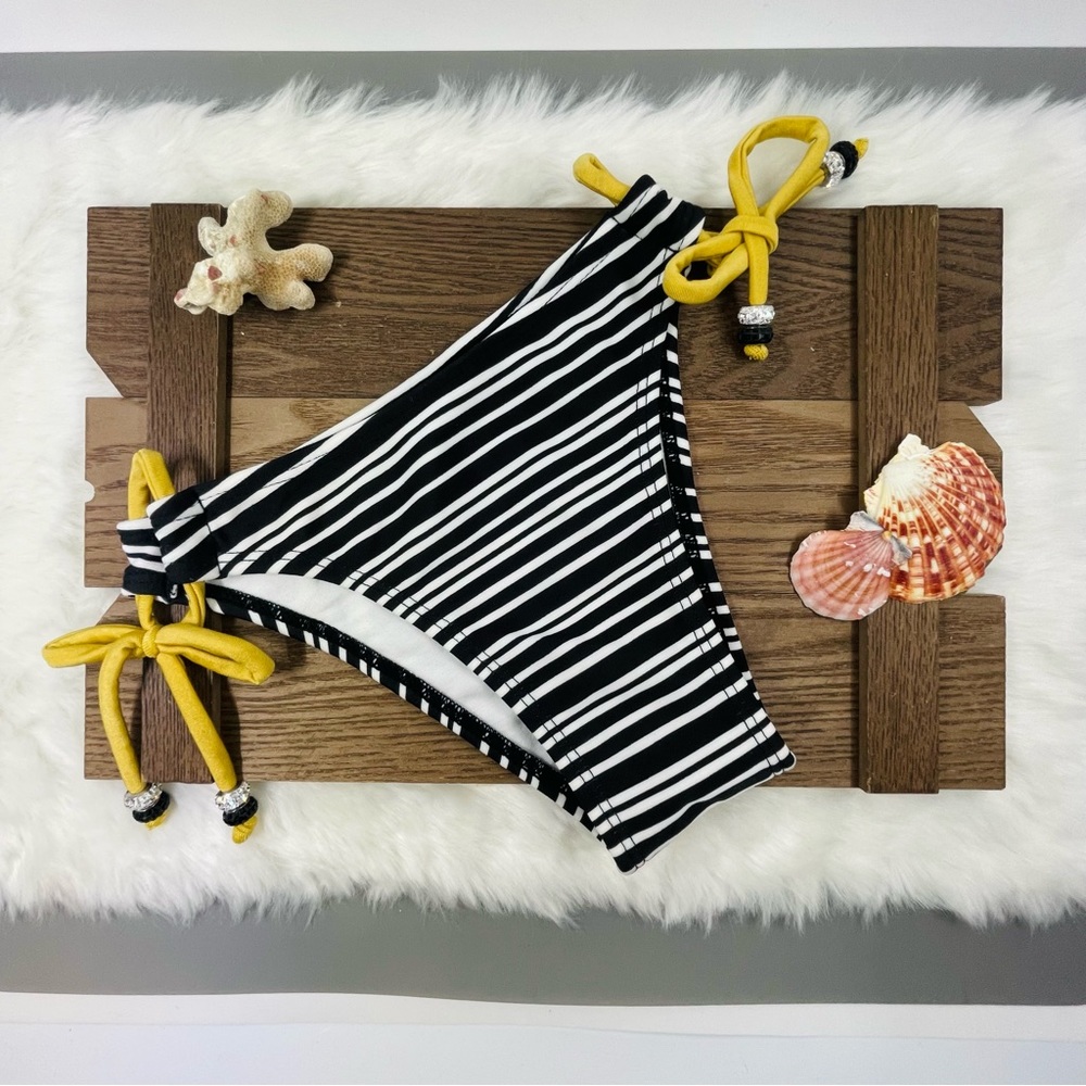 Le Doux Lady Godiva Gold Swim Bottom